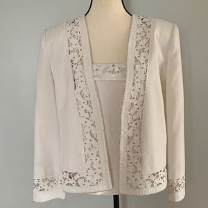 Vintage Nolan Miller, Blazer and Cami Set, Sz 14